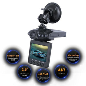 Mini Car HD Recorder 270 Degrees Rotatable 2.5" TFT LCD Screen With Night Vision