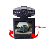 Mini Car HD Recorder 270 Degrees Rotatable 2.5" TFT LCD Screen With Night Vision